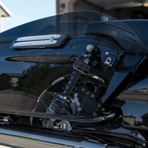 Progressive Harley-Davidson Ultra Low 944 Series Shocks 12.5in Heavy Duty - Blk/Gld thumbnail 1
