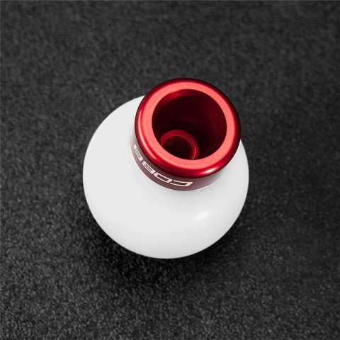 Cobb 07-13 Mazdaspeed3 & 06-07 Mazdaspeed6 Shift Knob - White Knob w/Race Red Base thumbnail 4