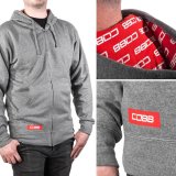 Cobb Grey Zippered Hoodie - Size Medium thumbnail 6