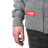 Cobb Grey Zippered Hoodie - Size XX-Large thumbnail 2