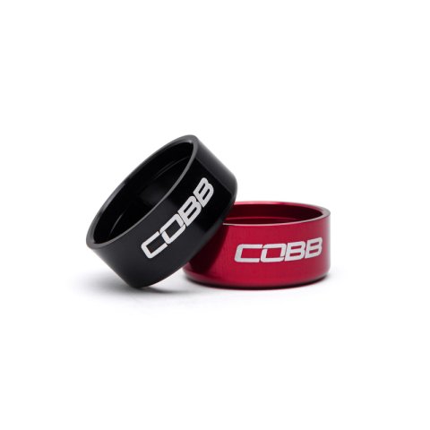 Cobb Subaru 6-Speed Weighted COBB Shift Knob - Black (Incl. Both Red + Blk Collars) thumbnail 8