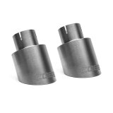 Cobb Volkswagen GTI MK7/MK7.5/MK8 Brushed Titanium Tip Kit thumbnail 4