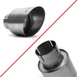 Cobb Volkswagen GTI MK7/MK7.5/MK8 Brushed Titanium Tip Kit thumbnail 6