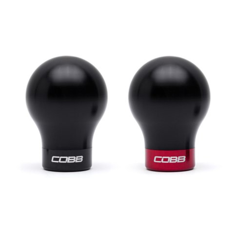 Cobb Mazda 6-Speed Weighted COBB Shift Knob - Black (Incl. Both Red + Blk Collars) thumbnail 2