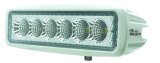 Hella Value Fit Mini Flush Mount 7.7in - 18W White Housing Flood Beam LED Light Bar thumbnail 3