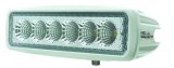 Hella Value Fit Mini Flush Mount 7.7in - 18W White Housing Flood Beam LED Light Bar thumbnail 9
