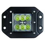 Hella Value Fit Flush Mount 3in 18W Cube Flood Beam LED Light thumbnail 2