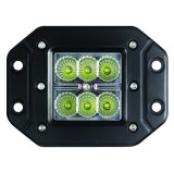 Hella Value Fit Flush Mount 3in 18W Cube Flood Beam LED Light thumbnail 3