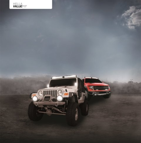 Hella Value Fit Design 11in - 60W LED Light Bar - Combo Beam thumbnail 5
