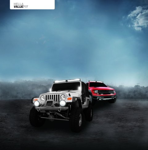 Hella Value Fit Design 11in - 60W LED Light Bar - Combo Beam thumbnail 6