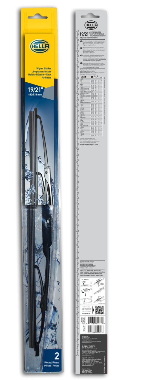 Hella Standard Wiper Blade 19in/21in - Pair thumbnail 5