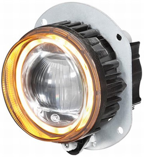 Hella 90mm LED L4060 High Beam Module w/ Indicator w/o Pulse Generator thumbnail 1