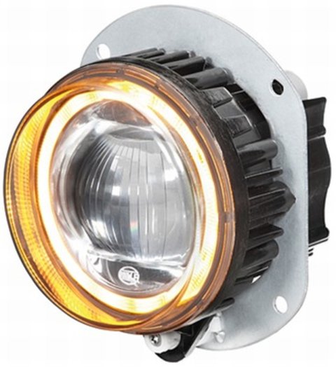 Hella 90mm LED L4060 High Beam Module w/ Indicator w/o Pulse Generator thumbnail 2