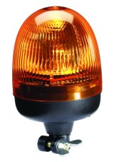 Hella Rota Compact 12V Amber Lens Beacon w/ Flexible Pole Mount thumbnail 2