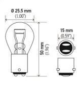 Hella BULB 1176 12V 17/8W BA15d S8 - Min Qty 10 (211656641) thumbnail 7