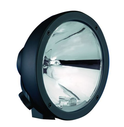 Hella Rallye 4000 Compact Black Driving Lamp w/ Bulb and Stone Shield thumbnail 2
