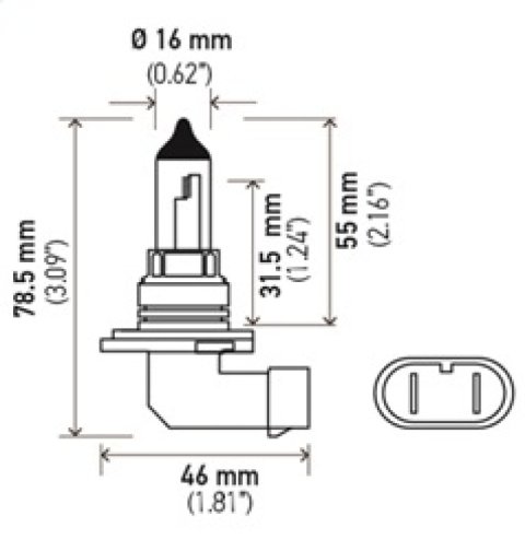 Hella 9006 12V 55W Halogen Bulb thumbnail 8