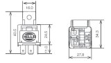 Hella Relay 12V 25A SPST 25A Fuse Bkt thumbnail 2