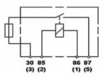 Hella Relay 12V 25A SPST 25A Fuse Bkt thumbnail 8