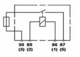 Hella Relay 12V 25A SPST 25A Fuse Bkt thumbnail 9