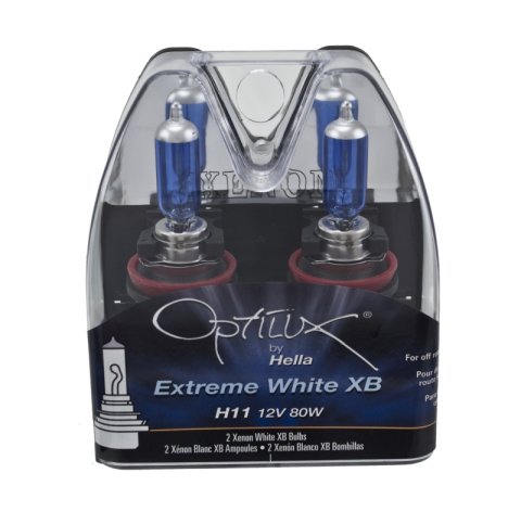 Hella Optilux XB Extreme Type H11 12V 80W Blue Bulbs - Pair thumbnail 4