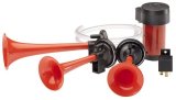 Hella Triple-Tone Air Horn Kit 12V thumbnail 2