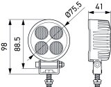 Hella ValueFit LED Work Light TR1700 LED MV CR LT thumbnail 2