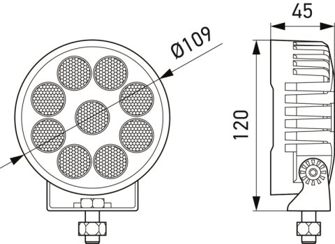Hella ValueFit LED Work Light TR3000 LED MV CR LT thumbnail 5
