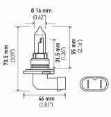 Hella HB3 9005 12V 100W P2OD T4 High Wattage Bulbs (Pair) thumbnail 6