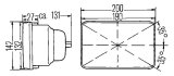 Hella Vision Plus 8in x 7in Sealed High Low Beam Headlamp - Single Lamp thumbnail 5