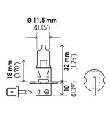 Hella H3 24V/70W PK22s T3.25 Halogen Bulb thumbnail 6