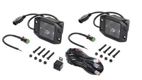 Hella Universal Black Magic 3.2in L.E.D. Cube Kit - Flood Beam (Flush Mount) thumbnail 3