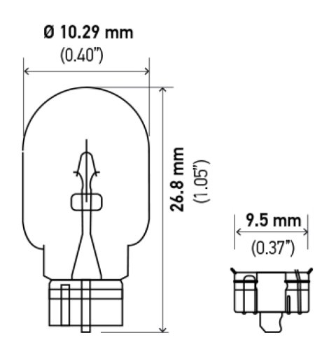 Hella Universal Clear T3.25 Incandescent 12V 3W Bulb (MOQ 10) thumbnail 7