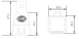 Hella Mini ISO Relay 12V SPDT w/ Mounting Bracket (Minimum Order Qty 150) thumbnail 7