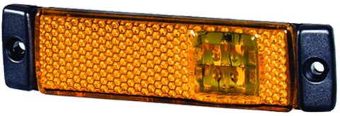 Hella 8645 Series 12V Amber Side Marker Lamp thumbnail 1