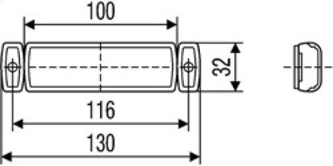 Hella 8645 Series 12V Amber Side Marker Lamp thumbnail 5