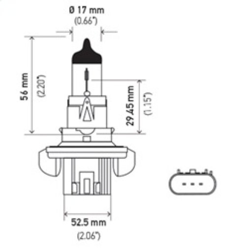 Hella Bulb H13 9008 12V 100/80W XEN WHT XB (2) thumbnail 6