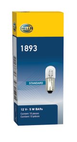 Hella Bulb 1893 12V 5W BA9s T3.25 thumbnail 4