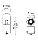 Hella Bulb 1893 12V 5W BA9s T3.25 thumbnail 7