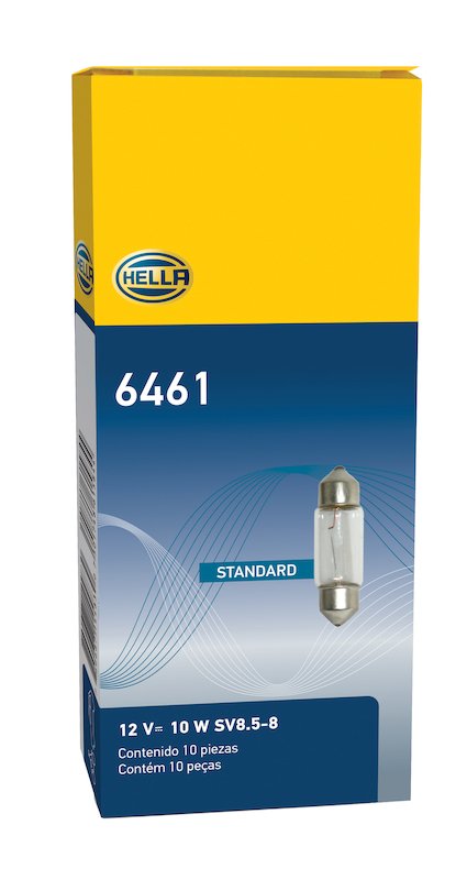 Hella Bulb 6461 12V 10W SV8.5-8 thumbnail 3