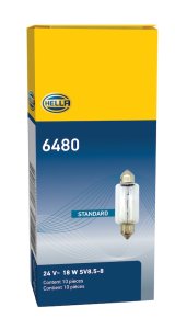 Hella Bulb 6480 24V 18W SV8.5-8 T4.625 15x43mm thumbnail 5