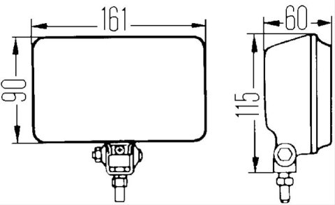 Hella Headlamp Znwh O/180Gr Swmk Mgs12 1Nb thumbnail 2