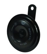 Hella Horn Bl Blk Disc Ht 92Mm 12V Univ thumbnail 1