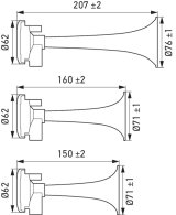 Hella Horn Kit Air 3Trumpet Melody thumbnail 8