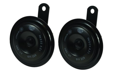 Hella Horn Kit Bx Blk Disc 92Mm 12V Univ thumbnail 1