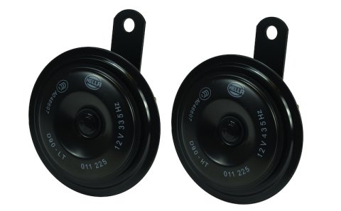 Hella Horn Kit Bx Blk Disc 92Mm 12V Univ thumbnail 2