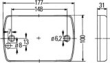 Hella Lamp Rdi Duraled Sae Md12/24 2Ba thumbnail 4