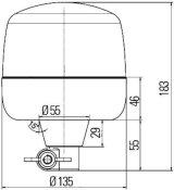 Hella Led Lamp 12/24V Amber Flex Mounting 2Rl thumbnail 5