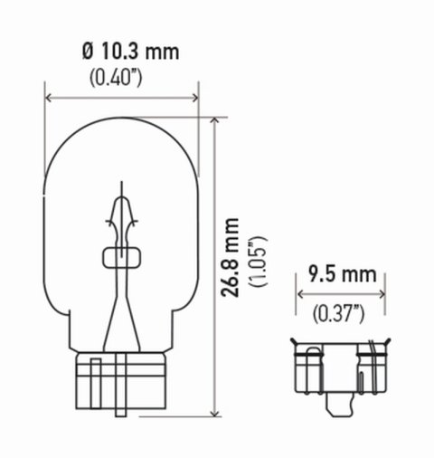 Hella Bulb 158 12V 3W W21X95D T325 Dot (2) thumbnail 6