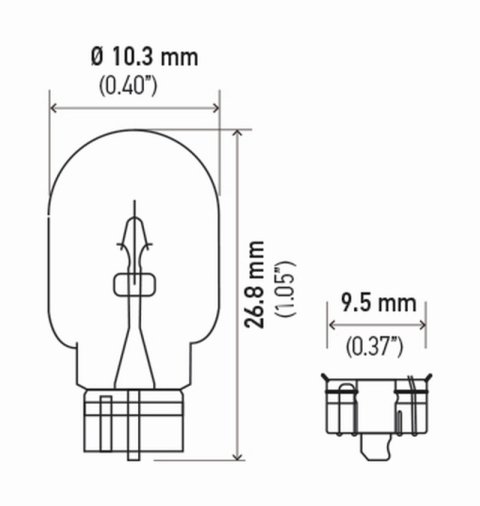 Hella Bulb 158 12V 3W W21X95D T325 Dot (2) thumbnail 7